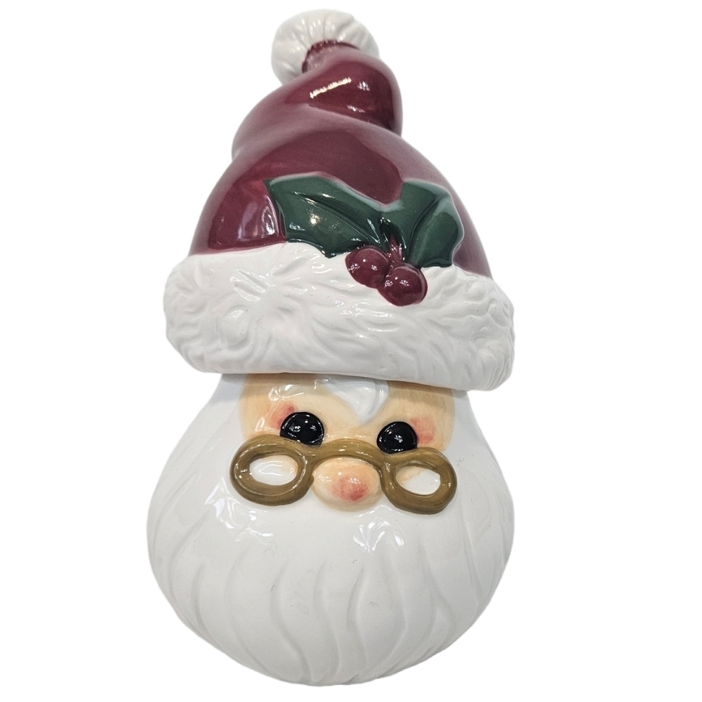 Vintage Mother‎ Brown's Santa Claus Stackable Salt and Pepper Shakers G10
